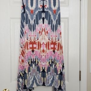 Handkerchief Hem Line Long Skirt